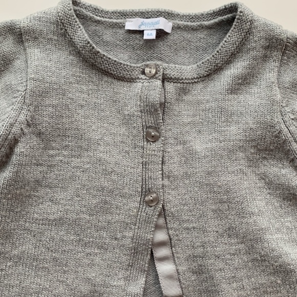 Jacadi Paris Cardigan Grey Size 6 Girls - Picture 6 of 9